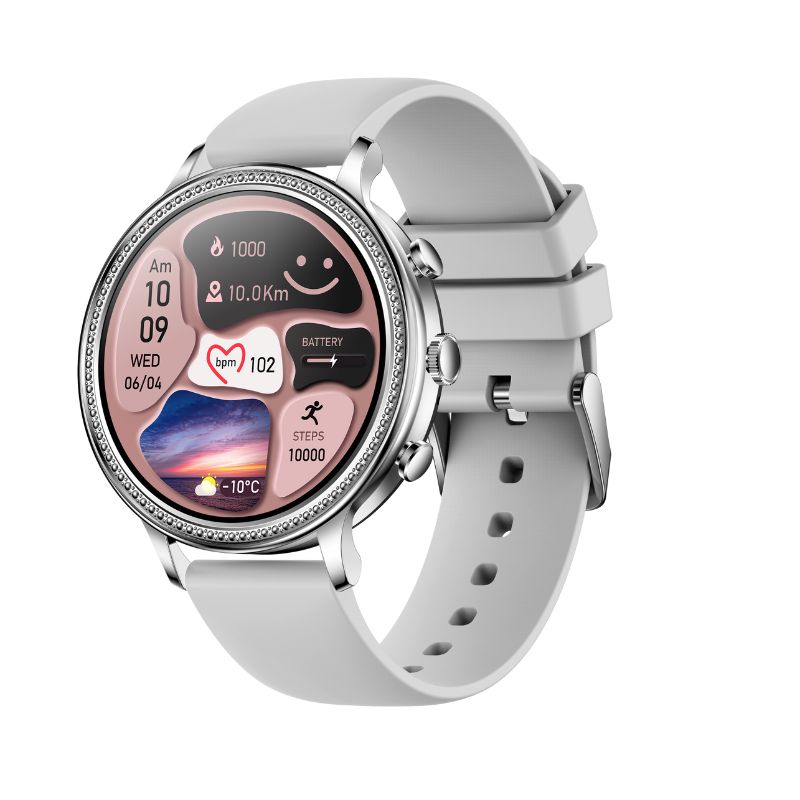 WatchLady, montre connectée pour femmes -  appels, SMS, Santé et Sport